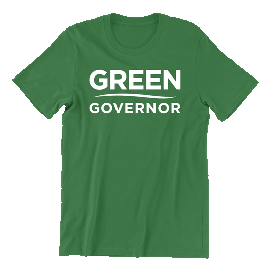 Green for Governor Logo Tee