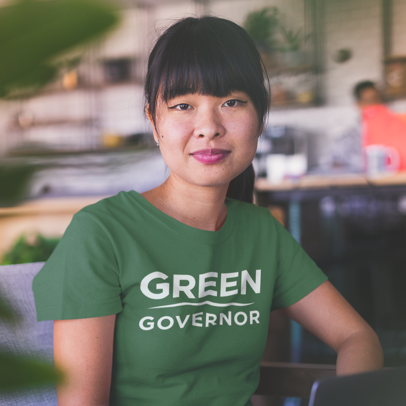 Green for Governor Logo Tee